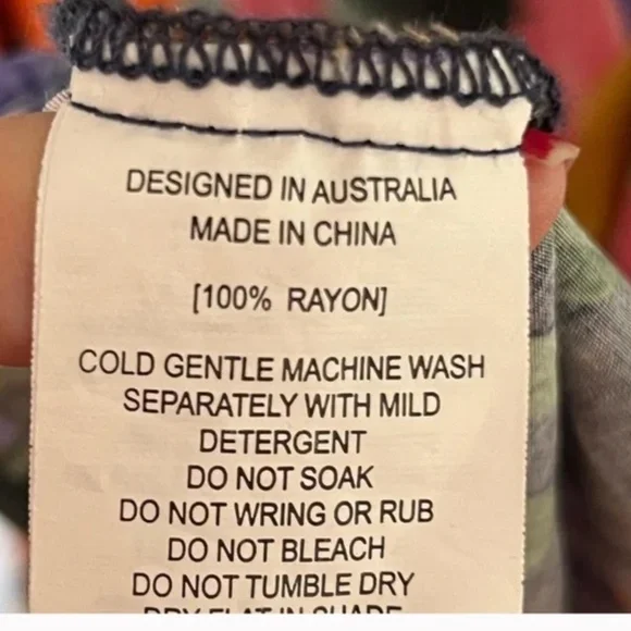 Abel the Label x Anthropologie Tropical Leonard Dress - Size Medium - Picture 5 of 8